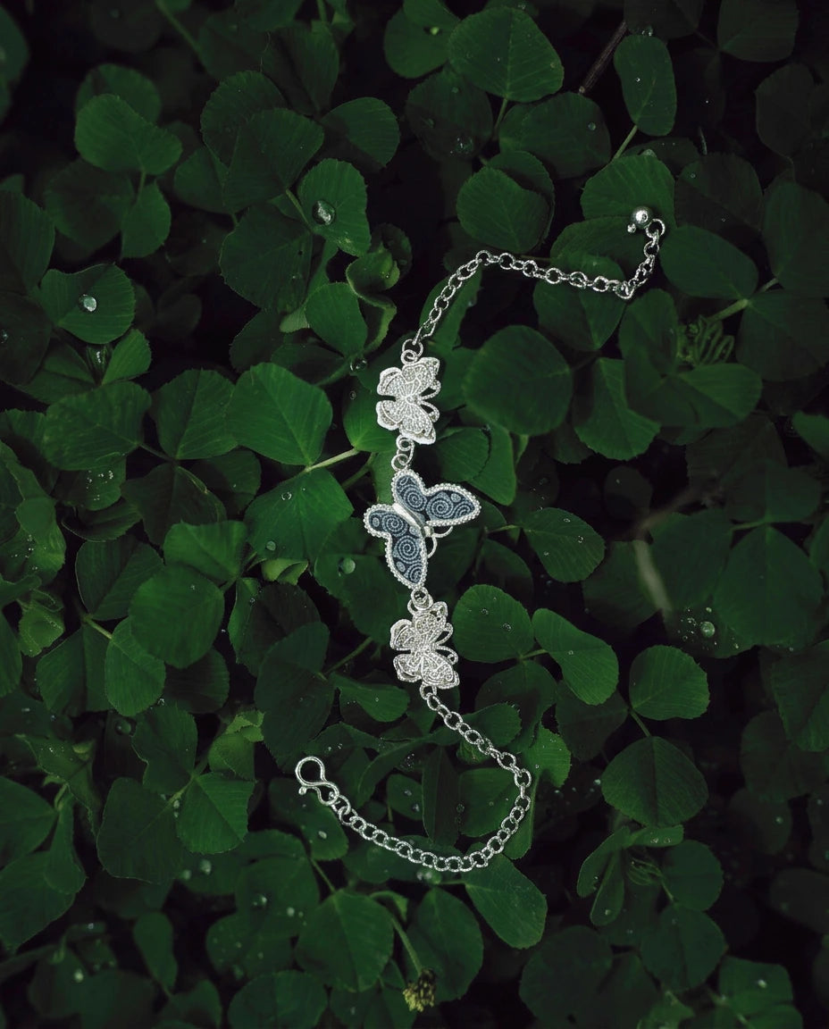 The Divine Feminine: Butterfly Filigree Bracelet