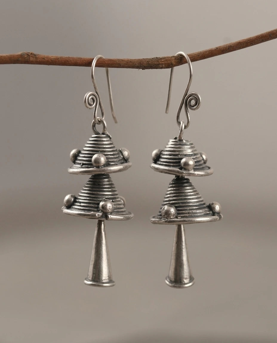 The Awakened Calm: Wind Chime Earrings
