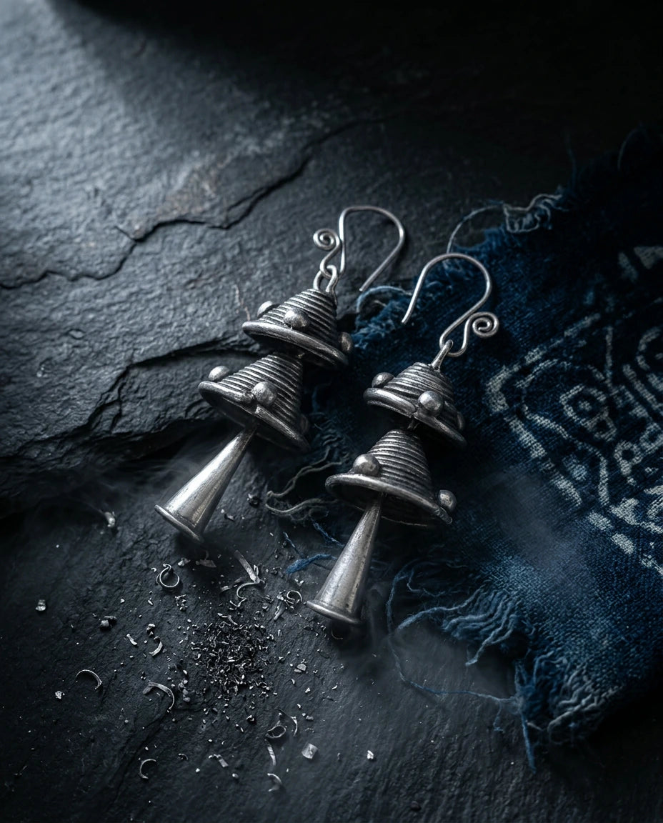 The Awakened Calm: Wind Chime Earrings