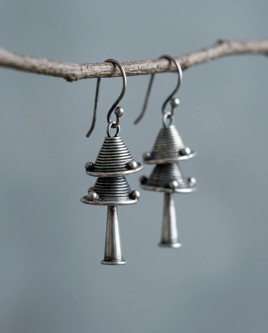 The Awakened Calm: Wind Chime Earrings