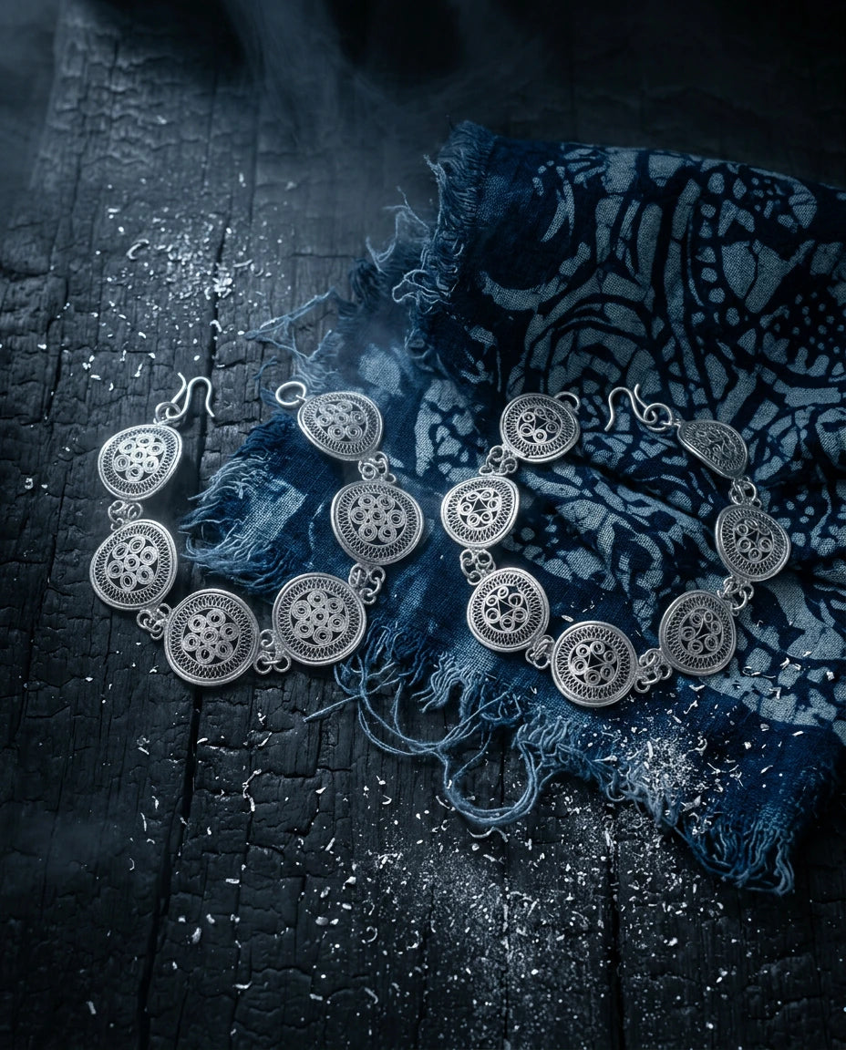 The Soul Resonance – Filigree Drum Bracelet