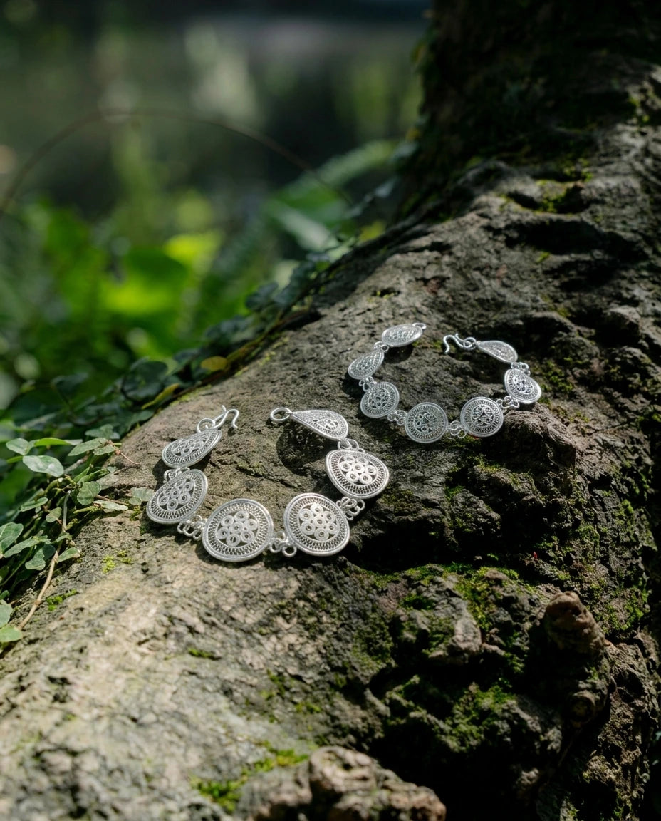 The Soul Resonance – Filigree Drum Bracelet