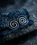 The Endless Vitality: Swirl Infinity Hoops Earrings