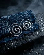 The Endless Vitality: Swirl Infinity Hoops Earrings